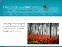 Tablet Screenshot of familyhealingstrategies.com